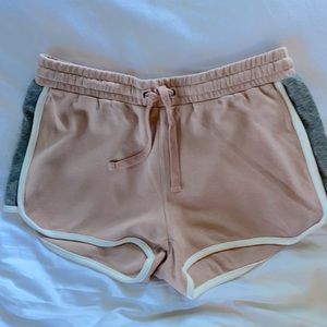 Madewell soft track shorts EUC
